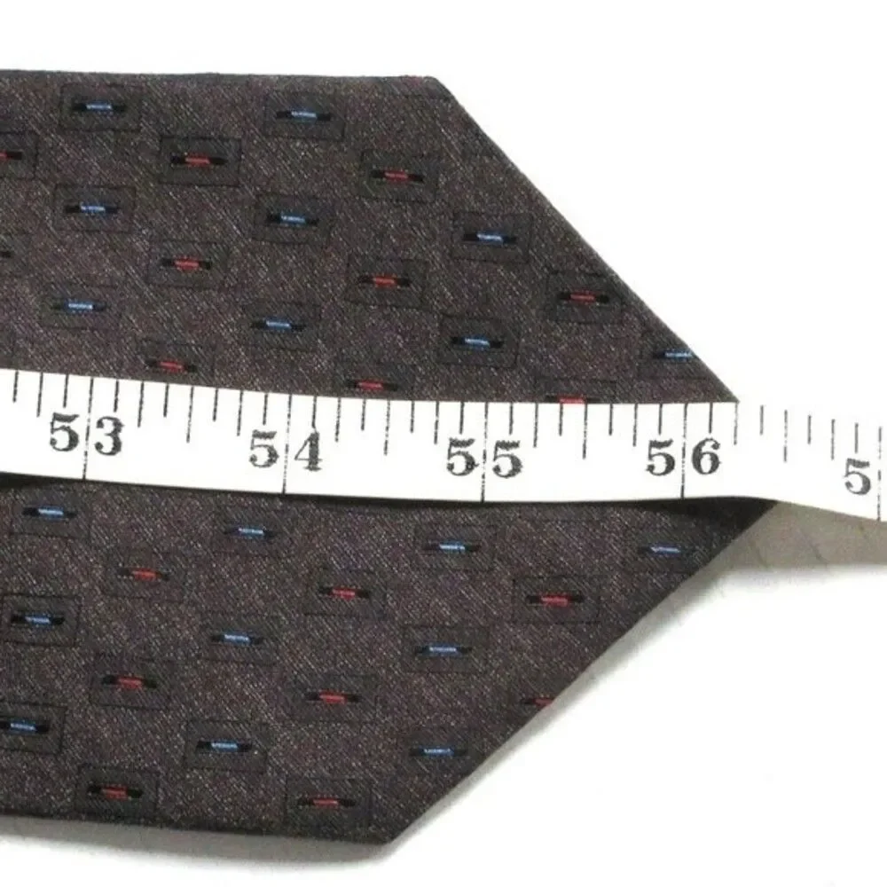 PIATTELLI UOMO Men's 100% Silk Tie Made in U.S.A. 56.5‎ Inches